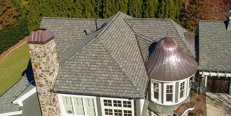 This house in Plum​ , PA was transformed into a beautiful property with an updated, new roof. Our roofers installed Landmark Pro shingles from CertainTeed. 