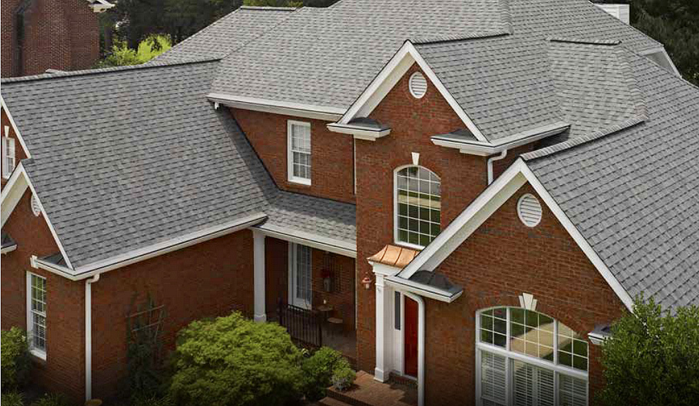 This house in Shaler Township, PA was transformed into a beautiful property with an updated, new roof. Our roofers installed Landmark Pro shingles from CertainTeed. 