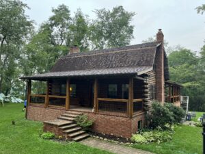This house in McMurray, PA was transformed into a beautiful property with an updated, new roof. Our roofers installed Landmark Pro shingles from CertainTeed.