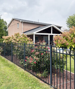 This home in Cecil, PA, was transformed into a beautiful property with an updated, new roof. Our roofers installed Moire Black Landmark Pro shingles from CertainTeed with black counter flashing.
