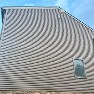 Knox's Construction Wexford, PA Brandy Wood Color Home Siding Replacement Project