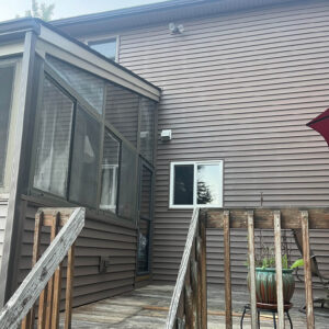 Knox's Construction Wexford, PA Brandy Wood Color Home Siding Replacement Project
