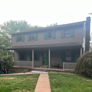 Knox's Construction Wexford, PA Brandy Wood Color Home Siding Replacement Project