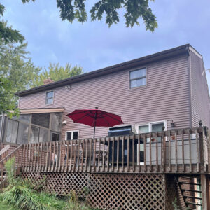 Knox's Construction Wexford, PA Brandy Wood Color Home Siding Replacement Project