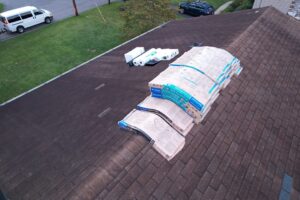 New roof by Knox's Construction using Pittsburgh, PA CertainTeed Landmark Weathered Wood shingles