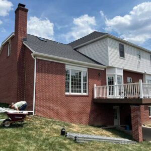 Knox's Construction Canonsburg, PA CertainTeed Moire Black Shingle New Roof Project