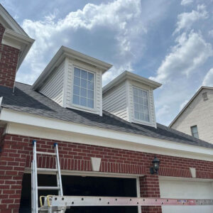 Knox's Construction Canonsburg, PA CertainTeed Moire Black Shingle New Roof Project