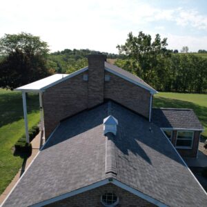 Knox's Construction McDonald, PA CertainTeed Landmark Georgetown Gray Shingles New Roof Project