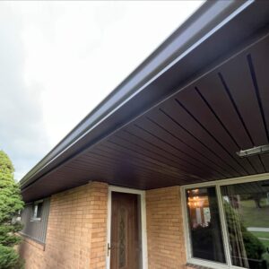 Moon Township, PA Home Improvement: Musket Brown Soffit, Fascia, and Siding Upgrade