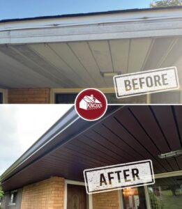 Moon Township, PA Home Improvement: Musket Brown Soffit, Fascia, and Siding Upgrade