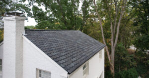 Mt. Lebanon, PA, featuring CertainTeed Carriage House Stonegate Grey shingles.