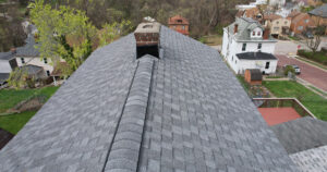 Pittsburgh Home Gets Full Exterior Protection with CertainTeed Pewter Shingles and Silicone-Sealed Gutters Pittsburgh Home Gets Full Exterior Protection with CertainTeed Pewter Shingles and Silicone-Sealed Gutters