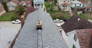 Pittsburgh Home Gets Full Exterior Protection with CertainTeed Pewter Shingles and Silicone-Sealed Gutters Pittsburgh Home Gets Full Exterior Protection with CertainTeed Pewter Shingles and Silicone-Sealed Gutters