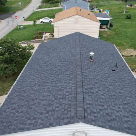 CertainTeed Black Moire Roof Installation in South Park, Pennsylvania